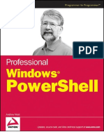 Professional Windows Power Shell