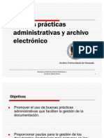 Buenas Prácticas Administrativas y Archivo Electrónico