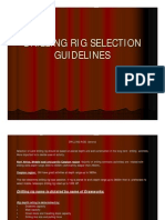 Drilling Rig Selection - Guidelines Only)