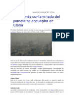 Contaminacion Ambiental Automotriz