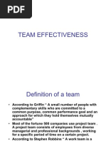 Team Effectiveness