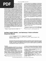 Simulation - ": Gas-Phase Inorganic Chemlstry: Laser Spectroscopy of Calcium and Strontium Monopyrrolate Molecules