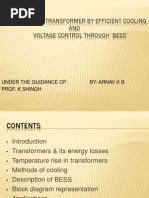 Protection of Transformer by Efficient Cooling AND Voltage Control Through Bess