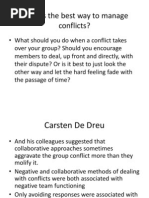 What Is The Best Way To Manage Conflicts?