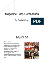 Magazine Price Comparison (My One)