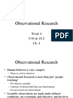 Observational Research