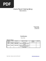 Payroll Costing Screen Shots