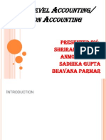 Price Level Accounting