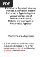 Performance Appraisal