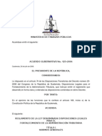 To de La Ley Fortalecimiento de La Administración Tributaria 20-2006