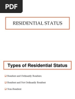 Caa0eresidential Status