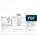 SpongeBob SquarePants - Sandy's Rocket Storyboards