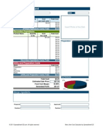 Menu Cost Calculator