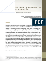 Historiografia Sobre A Escravidão em Goiás Lugares de Produção