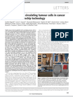 Letters: Isolation of Rare Circulating Tumour Cells in Cancer Patients by Microchip Technology