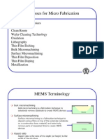 Processes For Micro Fabrication