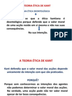 A Teoria Ética de Kant