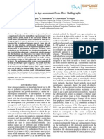 Skeletal Bone Age Assessment From Elbow Radiographs