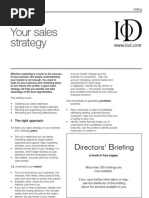 Sales Strategy