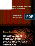 Powerpoint Peranan Pers Di Indonesia