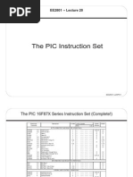 Pic Instruction Set