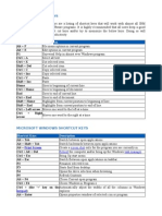 Basic Shortcut Keys (Microsoft Products)