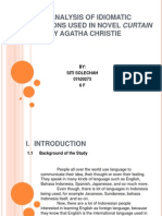 An Analysis of Idiomatic Expressions Used in Novel