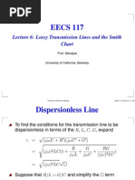 Lecture 6 Lossy Transmission Lines and The Smith Chart