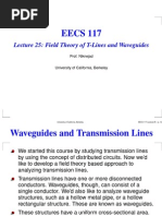 Lecture 25 Field Theory of T-Lines and Wave Guides