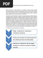 Procedimiento para El Cálculo de Las Cargas Metálicas en El Cubilote