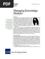 Managing Knowledge Workers