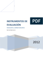 Instrumentos de Evaluación