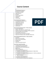 Course Content: Course Content Term I Course Title: Behavioral Sciences-1