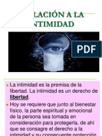 VIOLACIÓN.. Intimidad