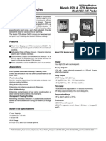 Models 4528 & 4728 Monitors Model CX-645 Probe: Features