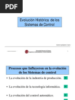 Evolucion Del Sistema de Control