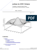 Introduction To GNU Octave: Updated To Current Octave Version by Thomas L. Scofield