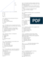 Anatomy Mcqs With Answers