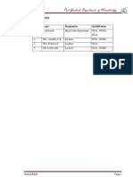 Complete Syllabus of MSC MB