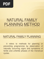 Natural Family Planning Method