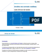 Analise de Circuitos em CC - Divisor de Tensao