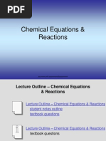 Chemical Equations & Reactions