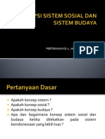 Konsep Sistem Sosial Dan Sistem Budaya