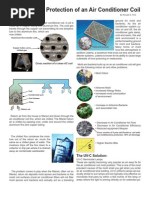 Mold/Bacteria Protection of An Air Conditioner Coil: The Problem