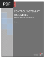 Management Control System at ITC