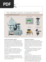 Flex Separation Systems S Separator 805 815