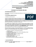 Informe de Actividades 2009