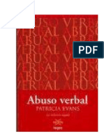 Abuso Verbal La Violencia Negada Patricia Evans