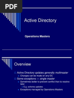 Active Directory: Operations Masters