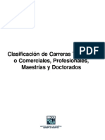 Clasificación de Carreras